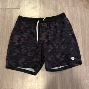Vuori Black Camo 7” Kore Athletic Shorts